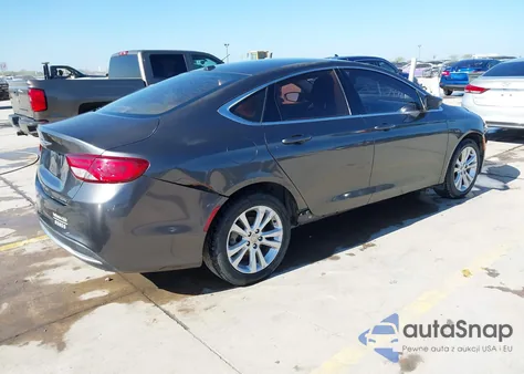 2015 Chrysler 200 Limited z USA, uszkodzony, nr VIN 1C3CCCAB5FN681634